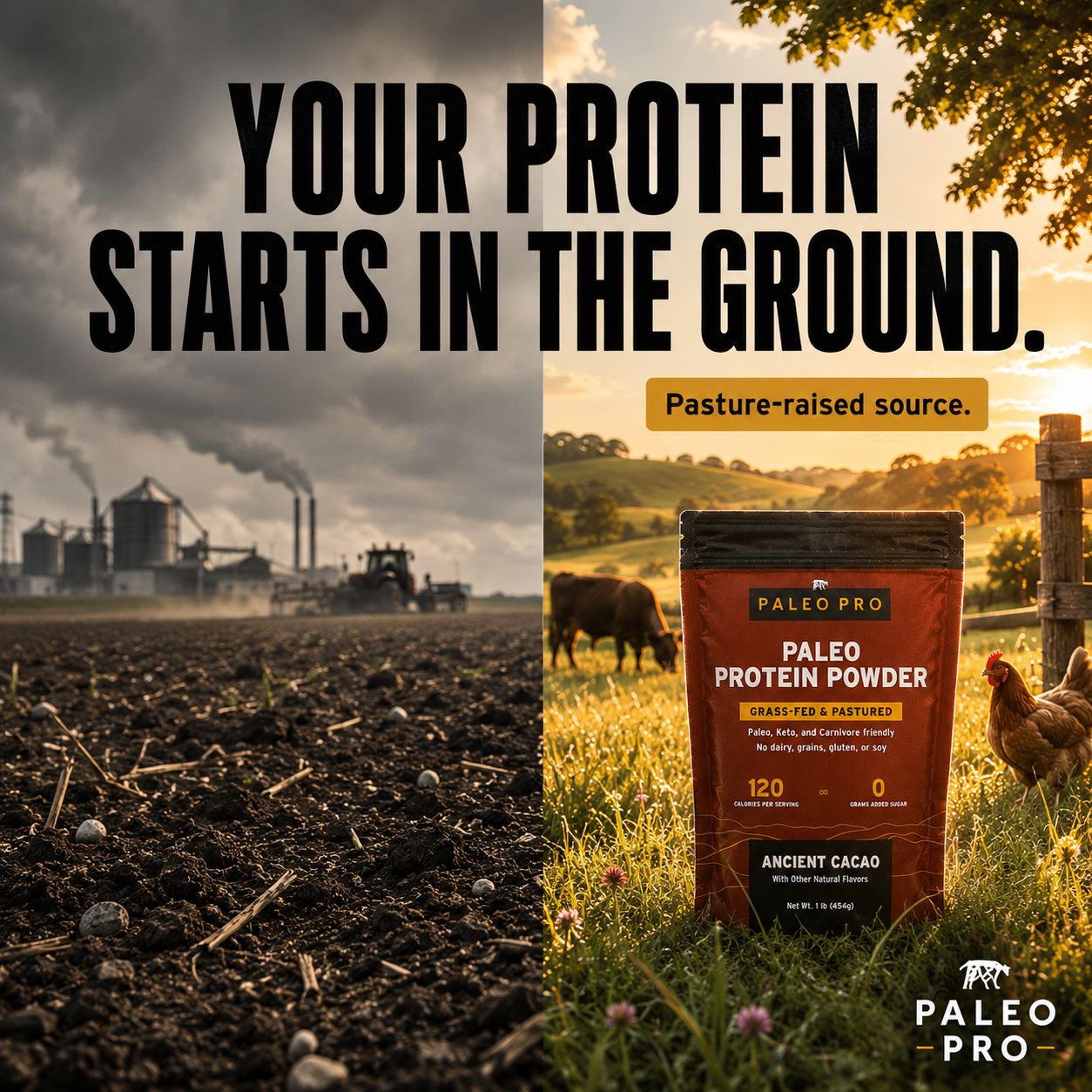 Your protein starts in the ground