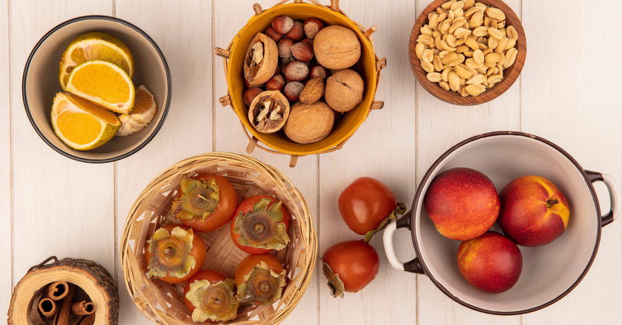 Natural sweetener alternatives including monk fruit next to a protein powder scoop