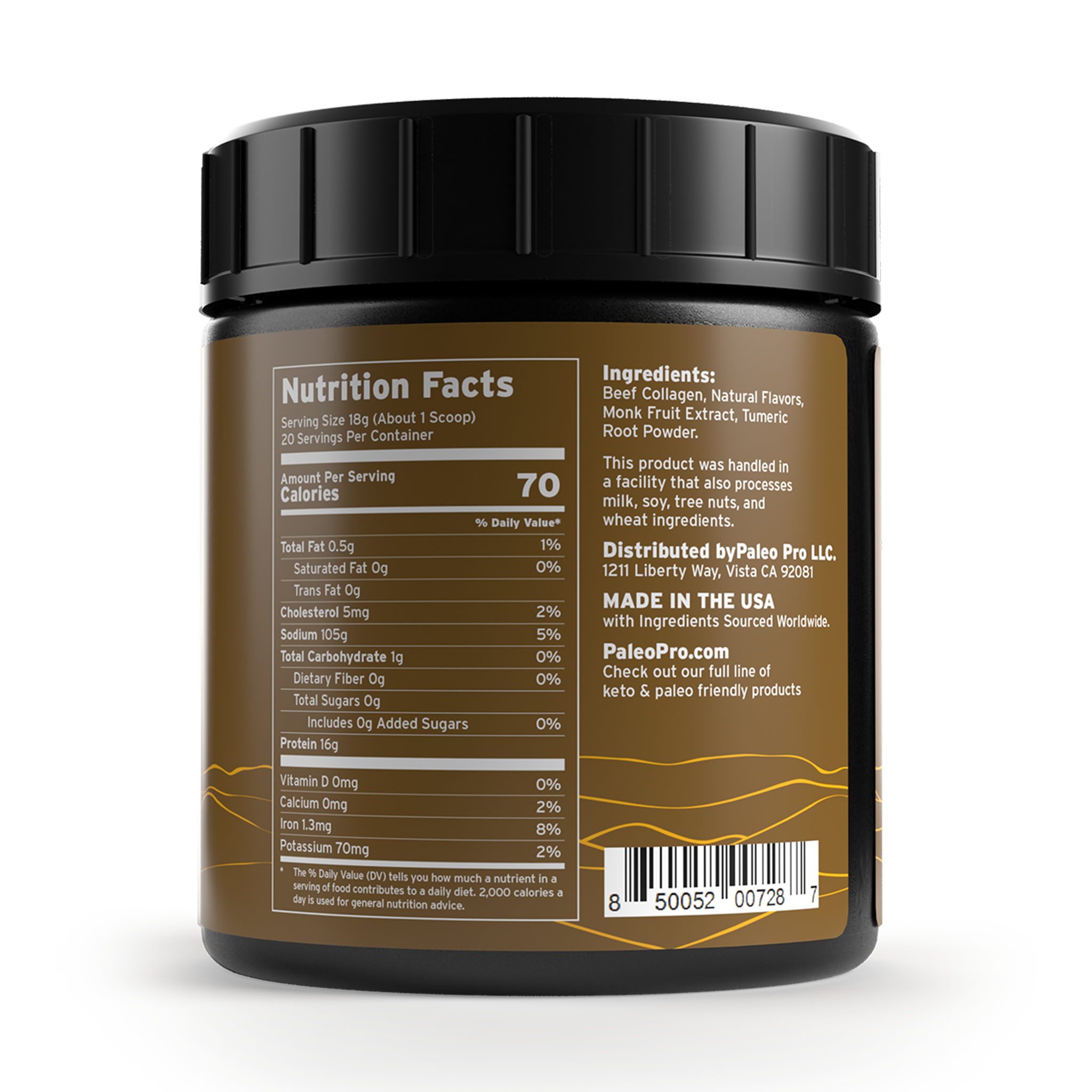 Grass-Fed Bone Broth Collagen + Turmeric