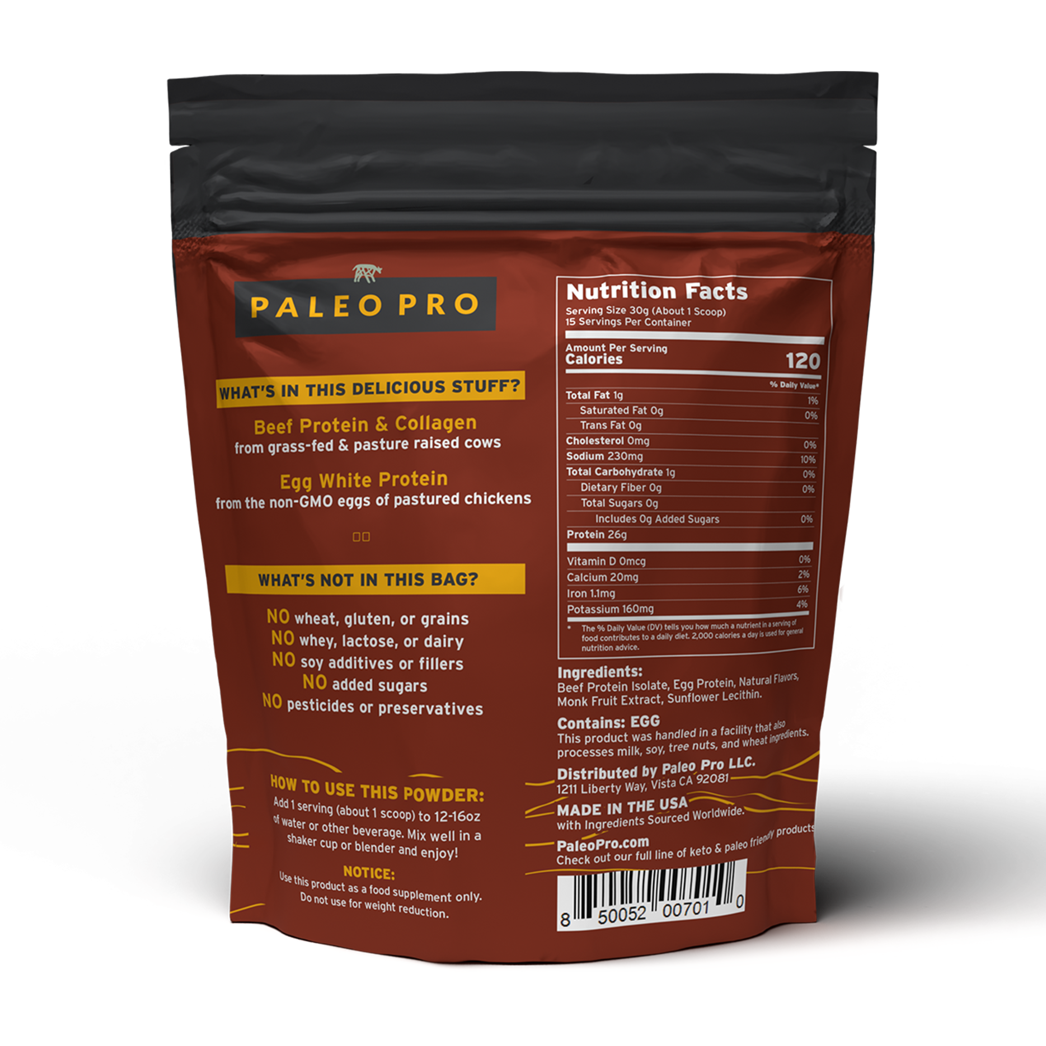Paleo Protein Powder (1lb)
