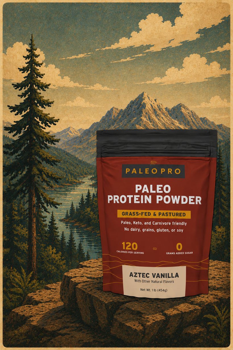 PaleoPro Paleo Protein Powder, Aztec Vanilla — grass-fed beef and egg white protein
